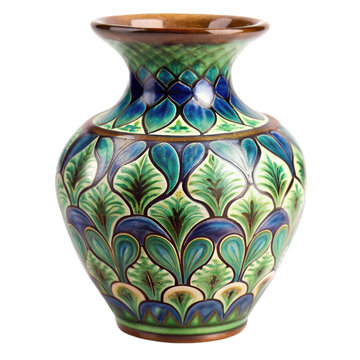 recommend clip art: Flowing vase design