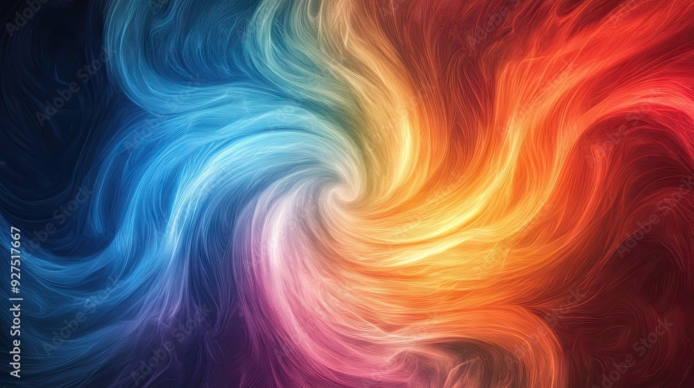 Poster abstract background with swirling gradient colors blending seamlessly. ideal for creative projects a