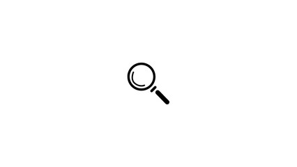 Internet Search Icon.Magnifying glass icon. Search simbol. Magnifier or loupe sign flat style - stock vector.