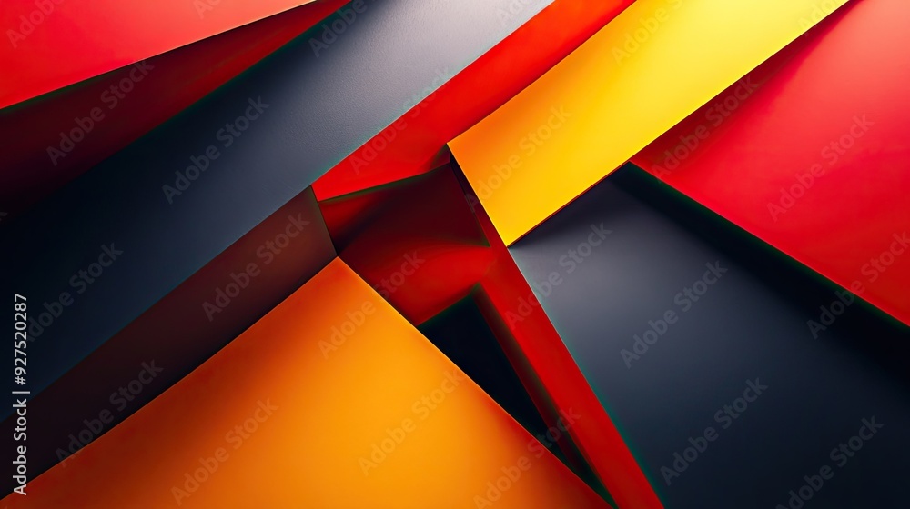 Poster bold abstract background with striking contrasts and sharp angles. suitable for high-impact visual c