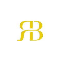 Professional Innovative Initial BR logo and RB logo. Letter BR RB Minimal elegant Monogram.