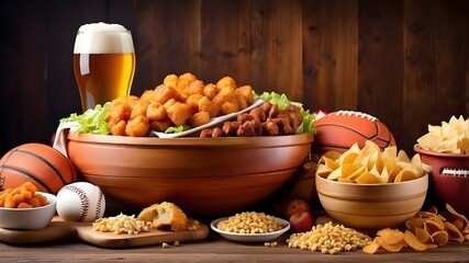 Customary fare at sports stadiums, including beer history assortment of baseball, basketball, and football