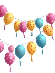 Colorful Balloons Garland Decoration
