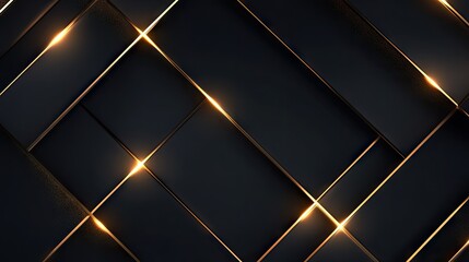 Modern dark grey background with intersecting gold light lines and subtle shadows, creating a luxurious and high-end appearance.