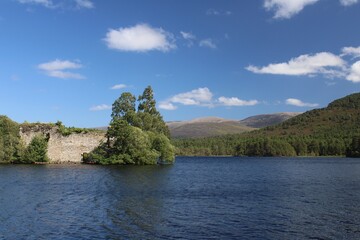 Loch an Eilein Castle, near Aviemore, Inverness-shire.