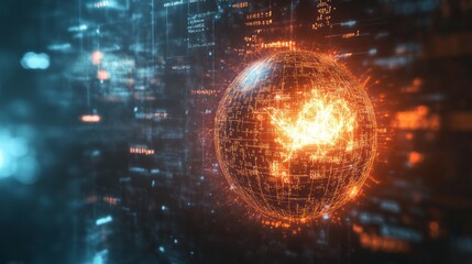Obraz premium AI: Where Human Intelligence Meets Technology - A Visual Representation 3