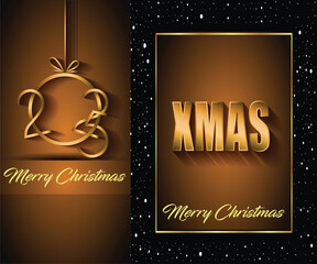 2025 Merry Christmas background for your seasonal invitations, festival posters, greetings cards. 