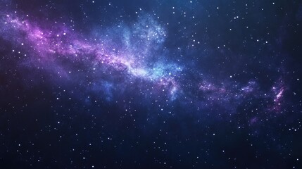 Fototapeta premium Starry sky background featuring the Milky Way nebula in its full splendor. Great for Tanabata celebrations or creating an awe-inspiring cosmic scene.