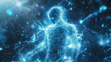 AI's Glowing Future: Human Intelligence Merged with Technology 1