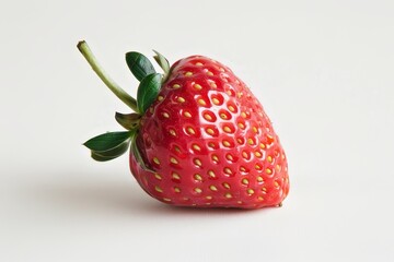 Strawberry isolated on white background. Close up. Studio shot.
