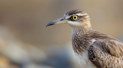Obraz premium Curlew: Burhinus Oedicnemus