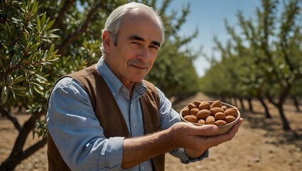 A character with a peculiar obsession for collecting rare almond varieties from around the world ai_generated