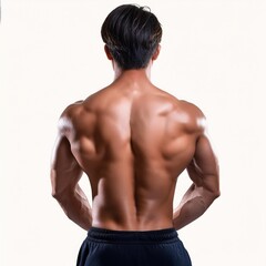 筋肉質なボディビルダーの男性