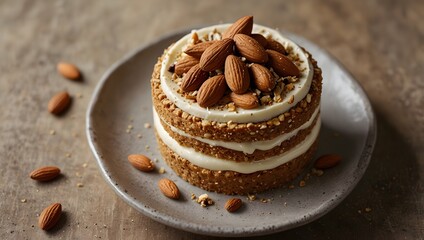 A recipe for a decadent dessert featuring toasted almonds as the star ingredient ai_generated
