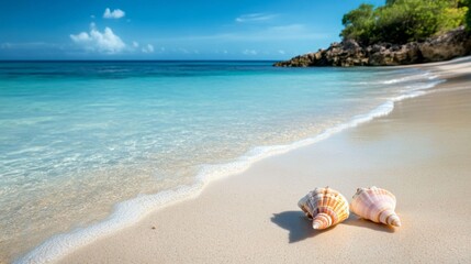 Tranquil White Sand Beach: A Serene Escape