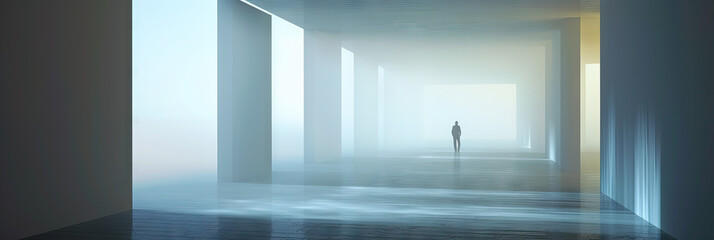 A whispering gallery, its walls echoing with whispers that seem to come from nowhere and lead nowhere