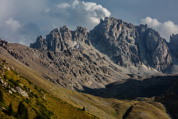 landscape in the mountains