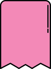 Curved Banner Ribbon Vector Ribbon Banners Simple Flat Design