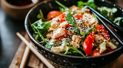 Japanese salad vibes.