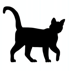 black cat silhouette
