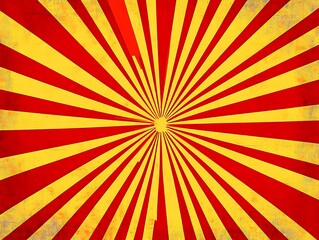 Sunburst  red, yellow and peach background