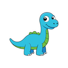 Friendly dinosaur cartoon clipart vector illustrations, perfect for kids' designs and decor.