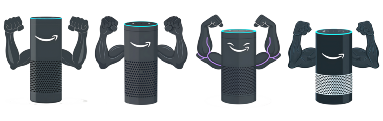 Control user interface smart speaker isolated on white