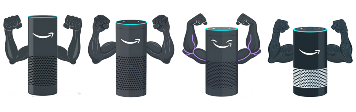 Control user interface smart speaker isolated on white - Powered by Adobe