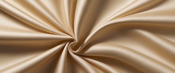 close up beige silk fabric