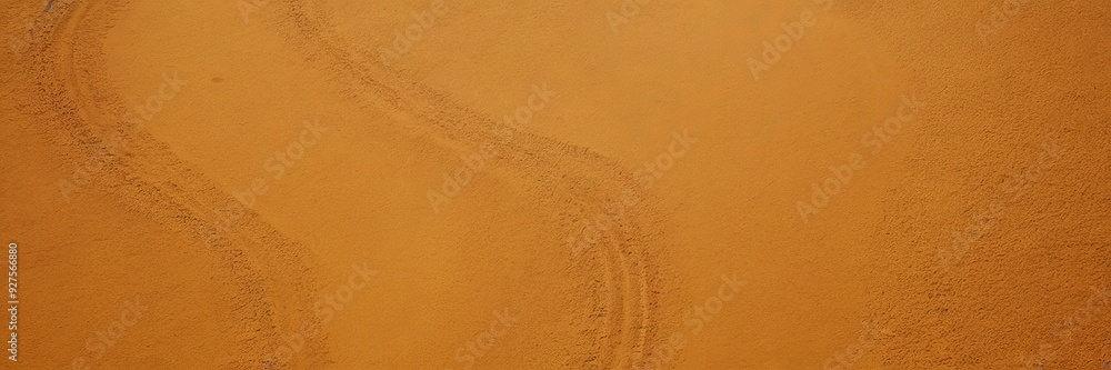 Wall mural red sand dune with blue sky in the background