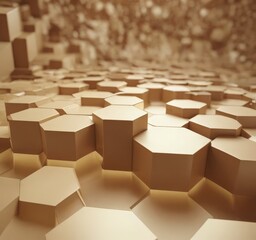 large group white boxes with lot brown in the middle