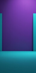 room with purple and blue wall