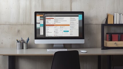 Streamlined Affiliate Marketing Management: Modern WordPress Pretty Links Plugin in Action on a Pristine Digital Workspace