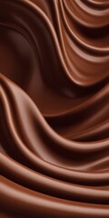 chocolate background with flowing texture