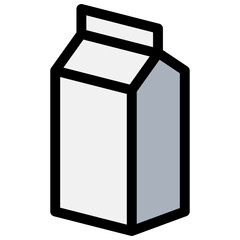Box of milk icon