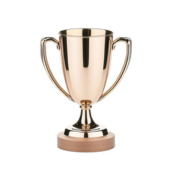 Golden cup. Trophy. Award.