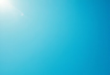 Obraz premium blue sky with bright sun shining through it