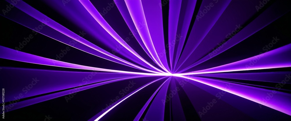 Poster purple abstract background with light rays