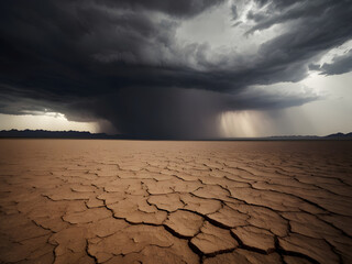 storm clouds over the desert,landscape in the valley,landscape in the desert,cracked earth in the desert