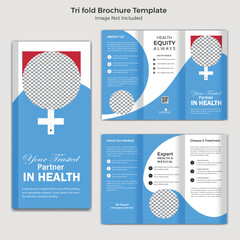 Medical And Healthcare Professional Trifold Brochure Template 