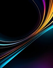 abstract background with colorful lines