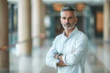Fototapeta premium Confident Mature Businessman