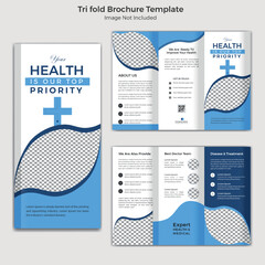 Medical And Healthcare Professional Trifold Brochure Template 