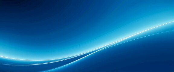 blue background with curved wave