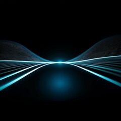 black background with blue lines
