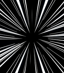 Obraz premium black and white background with burst light