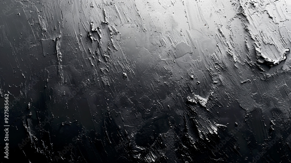 Aufkleber dark textured surface with intricate patterns and subtle highlights in soft lighting