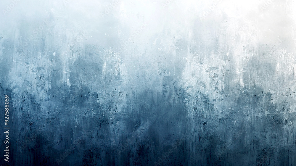 Poster Abstract texture of blue and gray hues blending together in a gradient format
