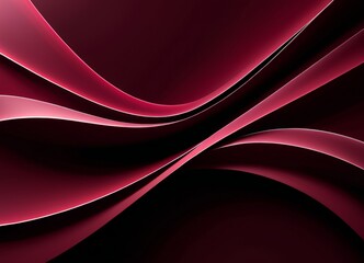 Obraz premium black and red background with curved curve