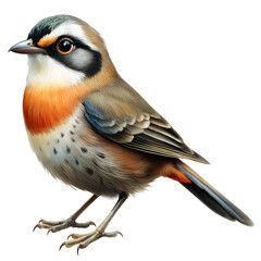 Fototapeta premium Bird, isolated on a transparent background